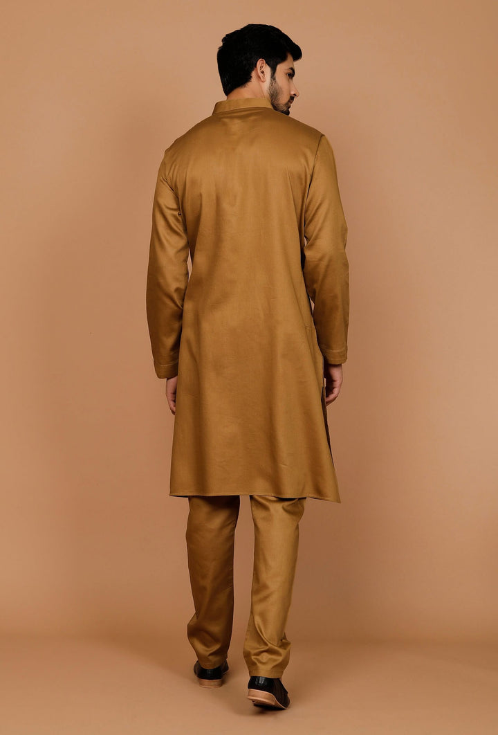 Cotton Kurta Pajama Set for Men | Plain Design Festive and Wedding Wear