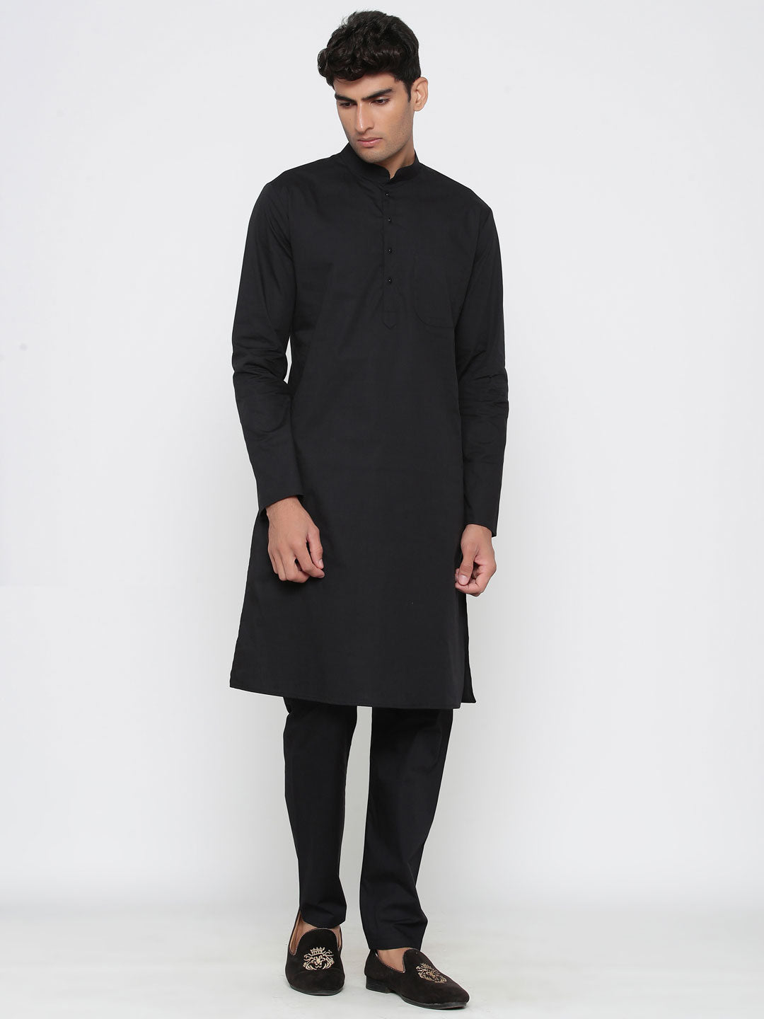 Cotton Kurta Pajama Set for Men | Plain Design Festive and Wedding Wear