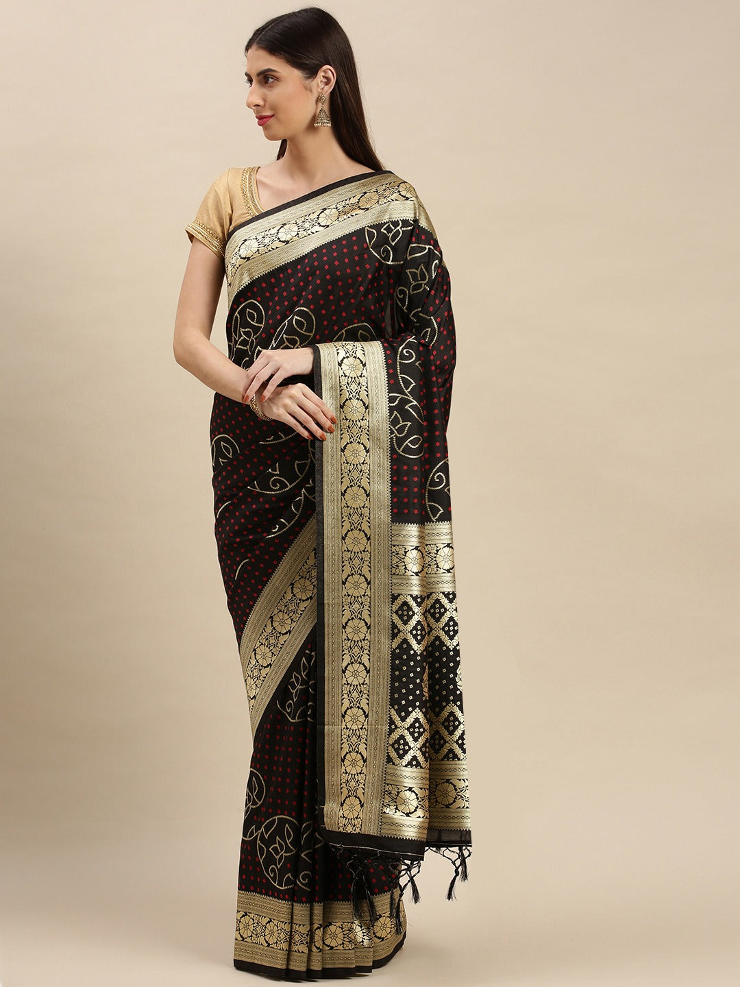 Elegant Banarasi Silk Saree | Perfect for Weddings, Poojas & Festive Celebrations