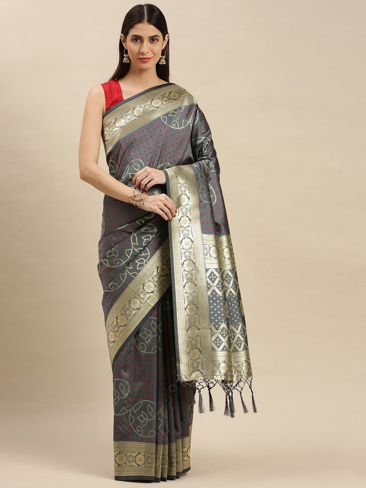 Elegant Banarasi Silk Saree | Perfect for Weddings, Poojas & Festive Celebrations