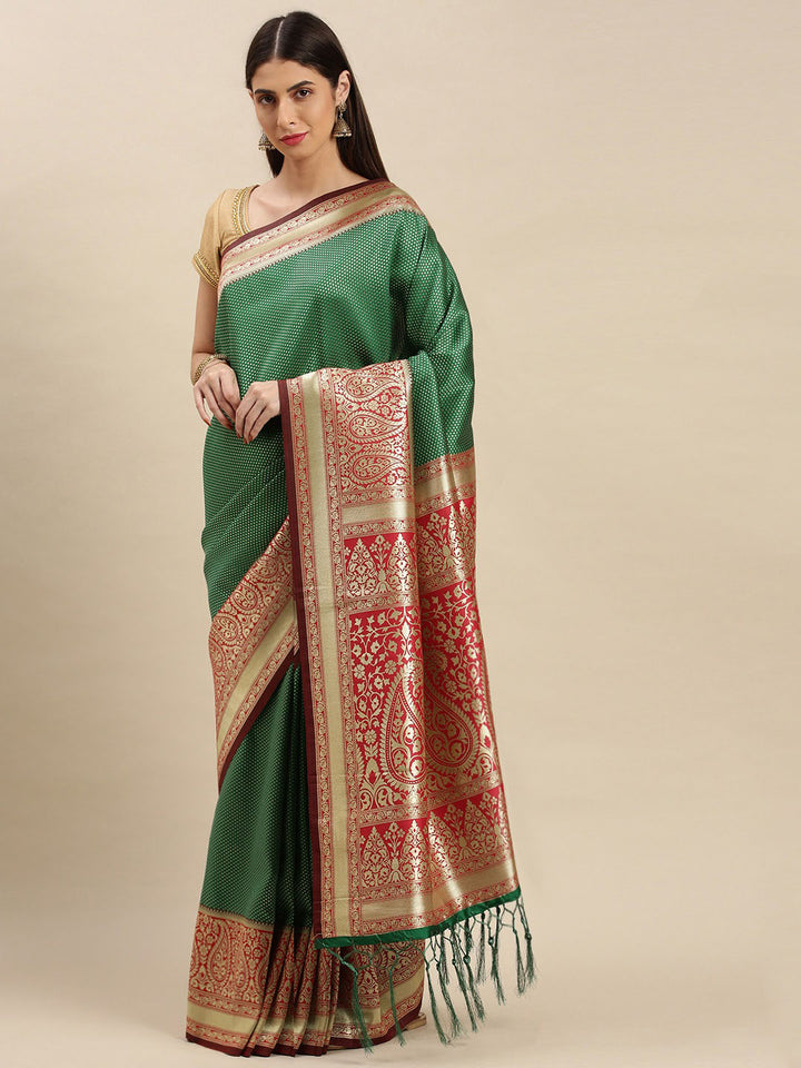 Traditional Banarasi Silk Saree | Perfect for Bridal Looks & Festive Moments
