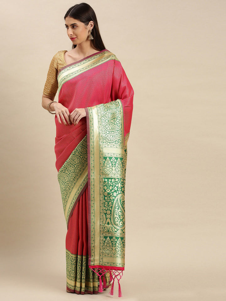Traditional Banarasi Silk Saree | Perfect for Bridal Looks & Festive Moments