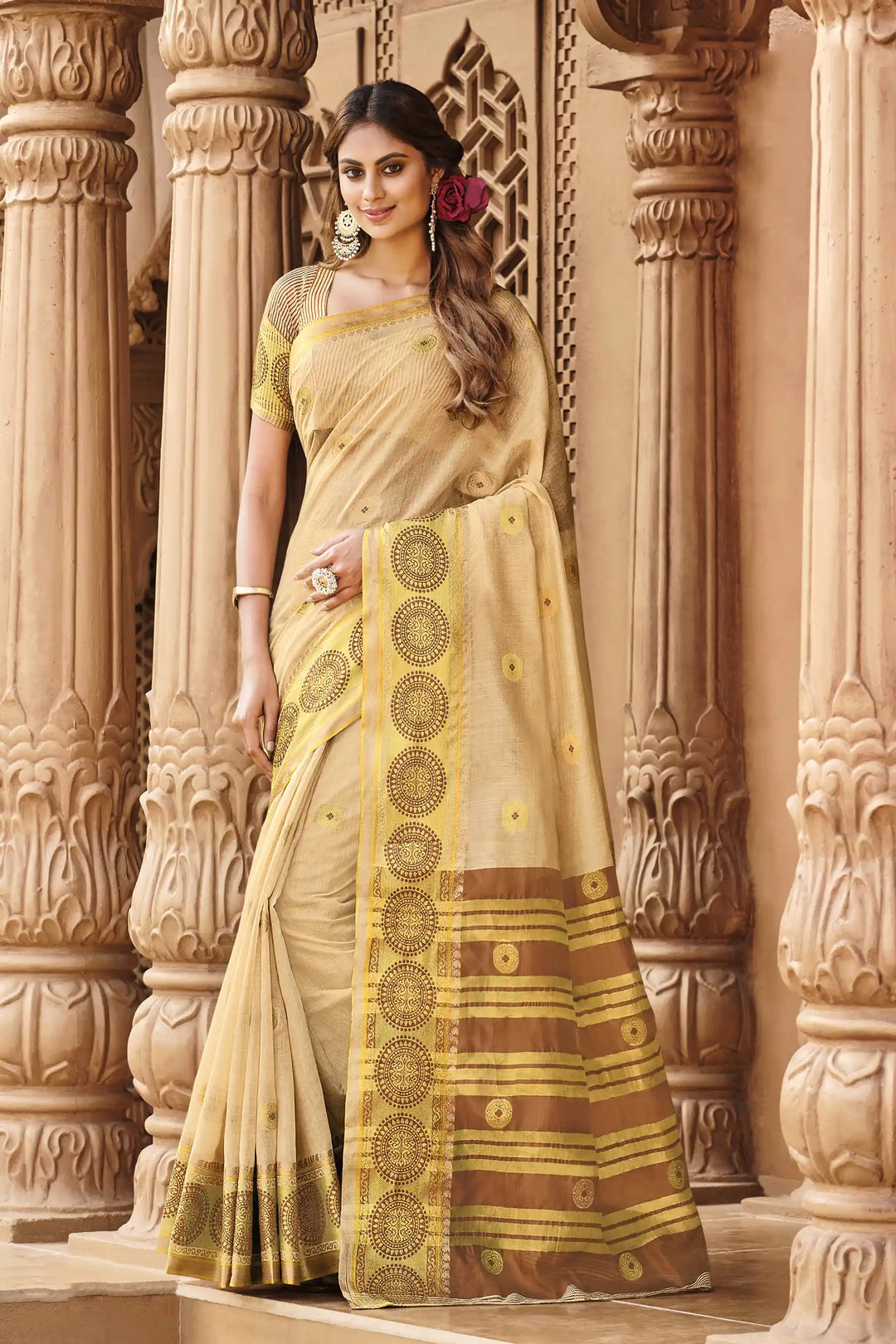 Cotton Saree with Rich-Pallu | Perfect for Special-Event Essentials