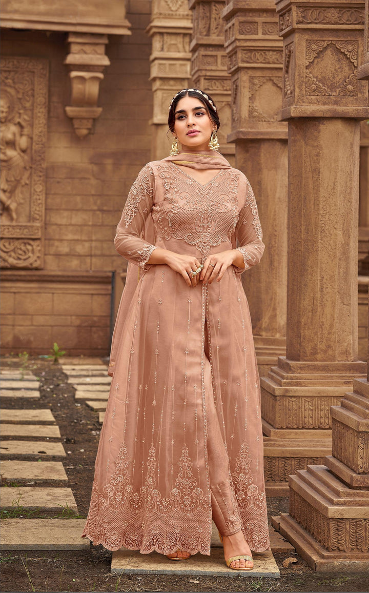 Designer Anarkali Set | Heavy Embroidery & Diamond Work for Weddings