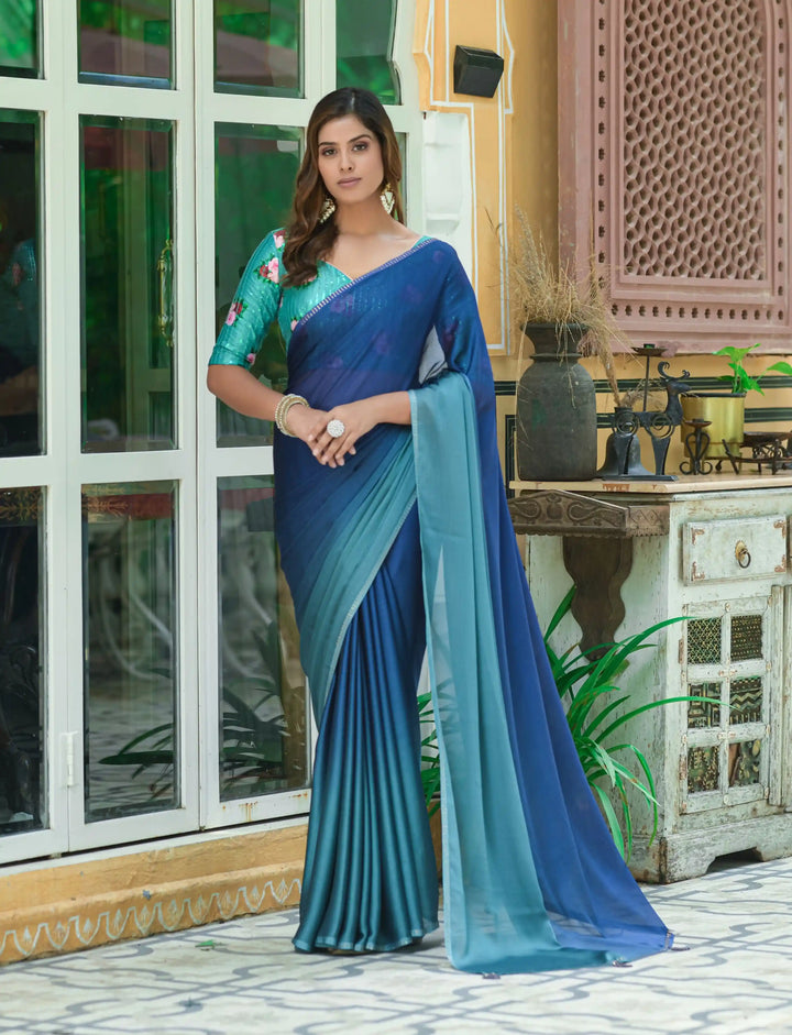 Beautiful Chiffon Saree | An Exclusive Designer Masterpiece