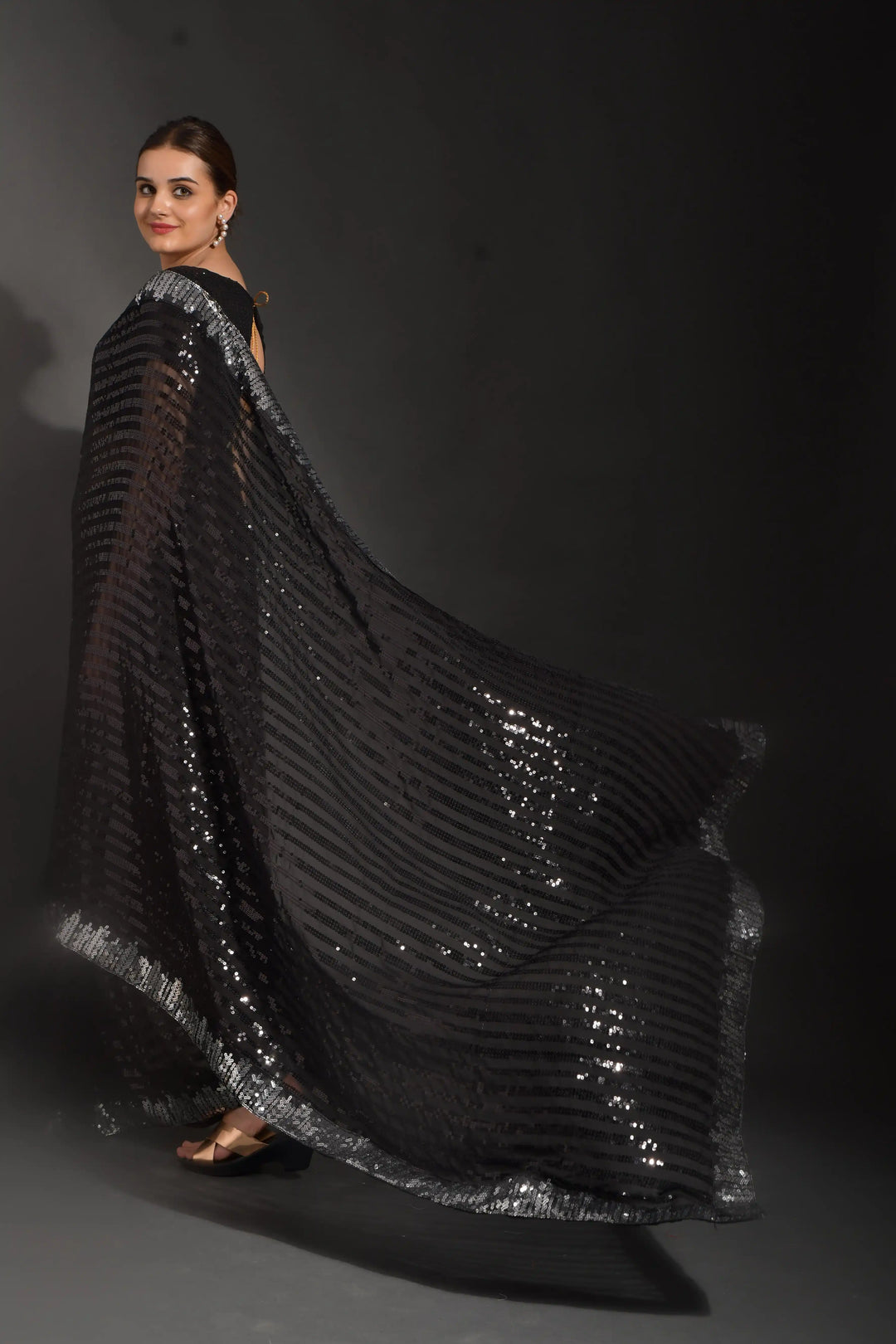 Luxurious Georgette Saree with | Crafted for Timeless Elegance