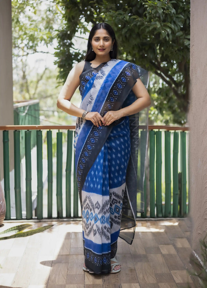 Designer Digital Printed Cotton Saree | Wedding & Festive Ready Wear