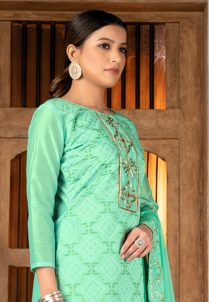 Elegant Modal Cotton Salwar Kameez | Designer Embroidery & Santoon Bottom