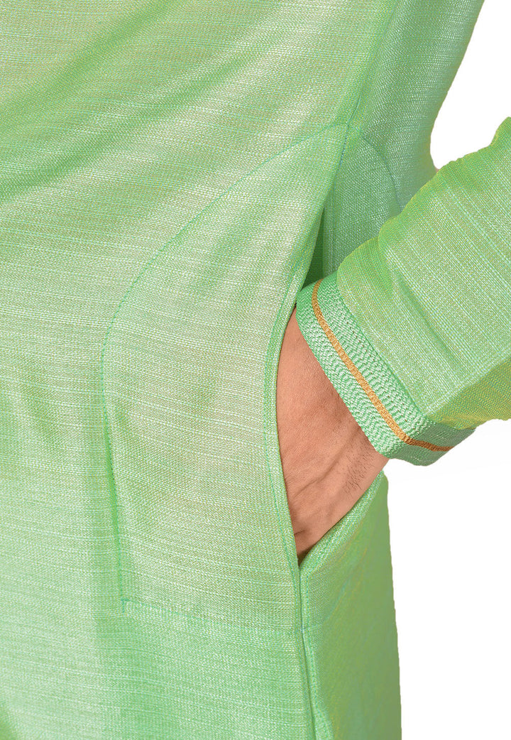 Royal Silk Mulberry Kurta Pajama Set | Jardosi & Resham Work Festive Wear