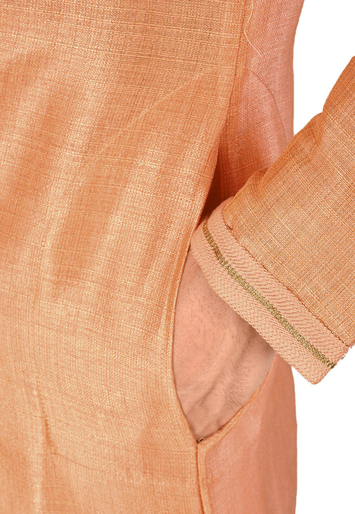 Royal Silk Mulberry Kurta Pajama Set | Jardosi & Resham Work Festive Wear