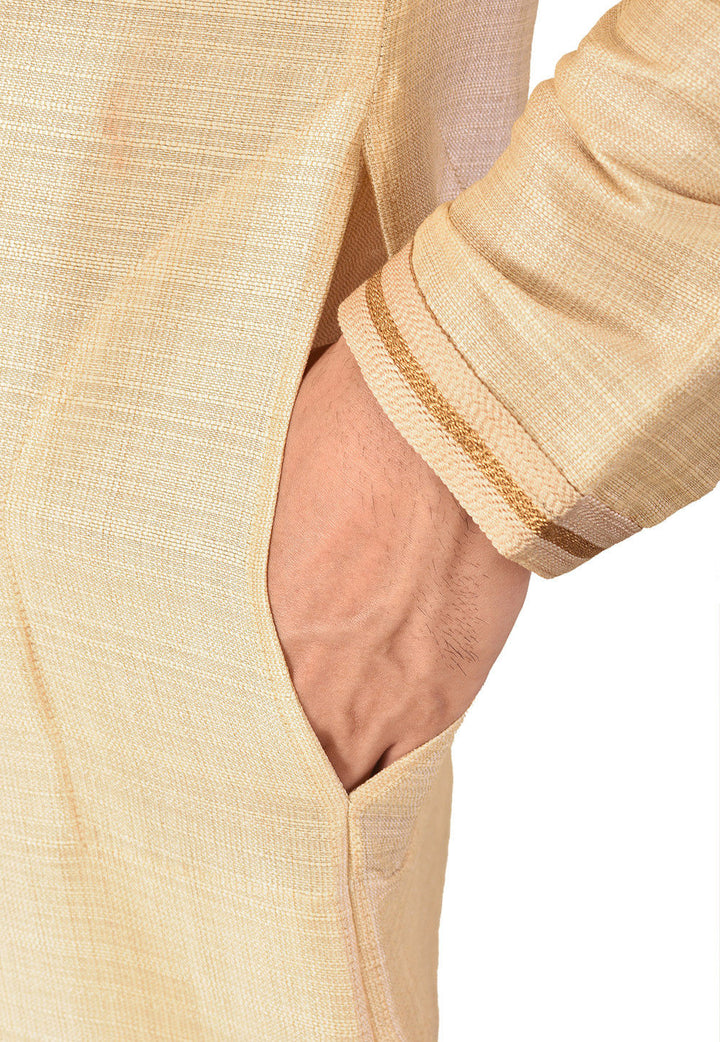 Royal Silk Mulberry Kurta Pajama Set | Jardosi & Resham Work Festive Wear