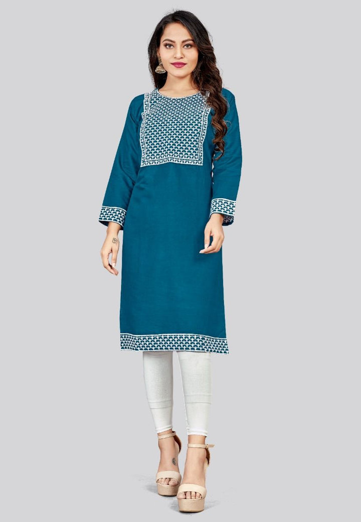 Rayon Designer Kurti for Women | Perfect for Ethnic and Casual Outfits