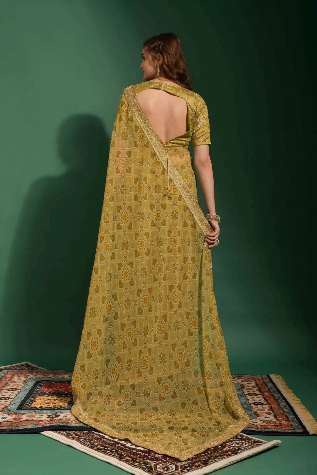 Exquisite Georgette Saree | A Graceful Addition to Your Wardrobe