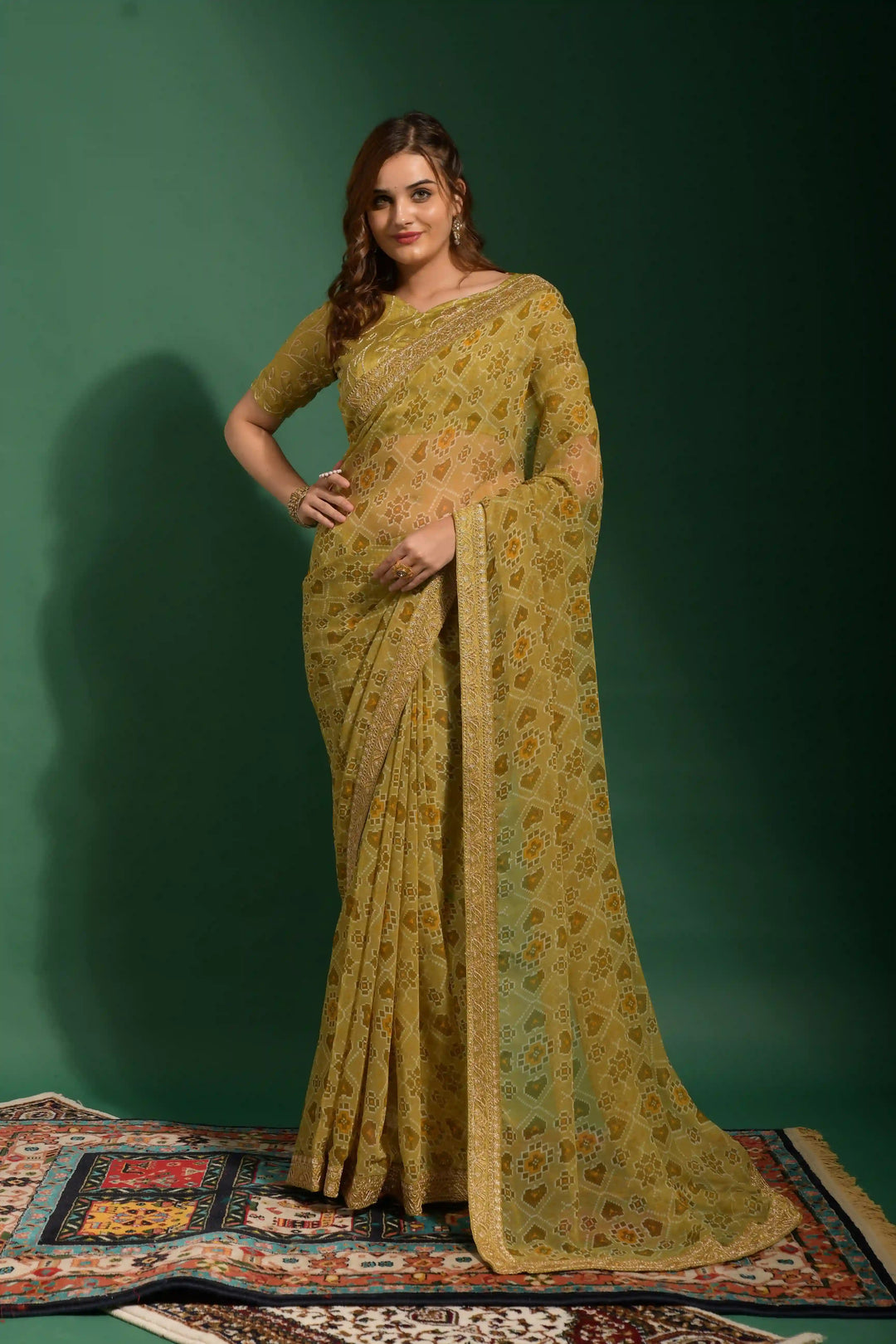 Exquisite Georgette Saree | A Graceful Addition to Your Wardrobe