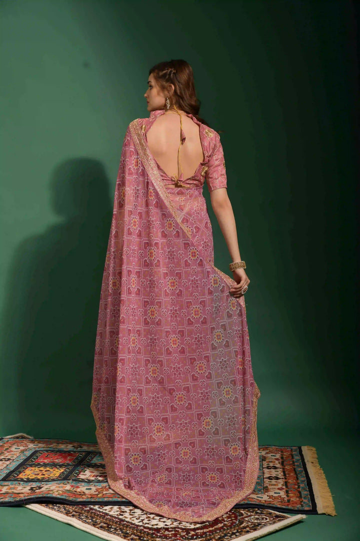 Exquisite Georgette Saree | A Graceful Addition to Your Wardrobe