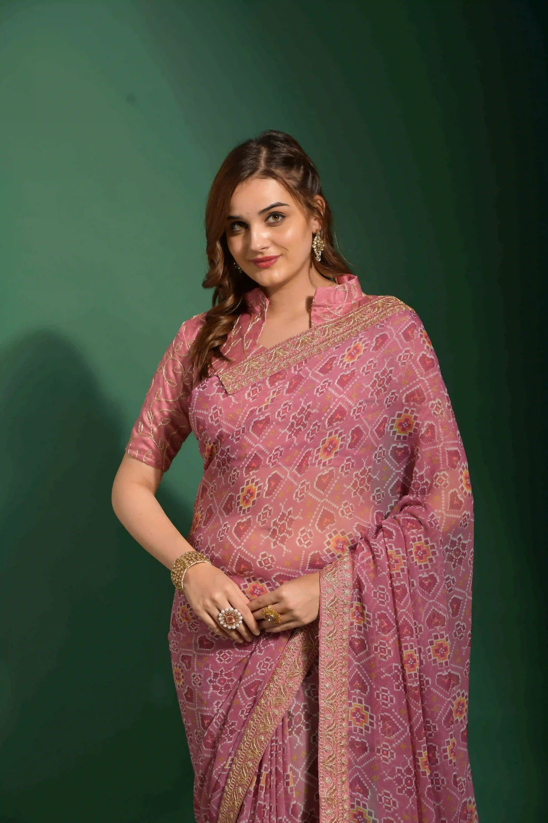 Exquisite Georgette Saree | A Graceful Addition to Your Wardrobe