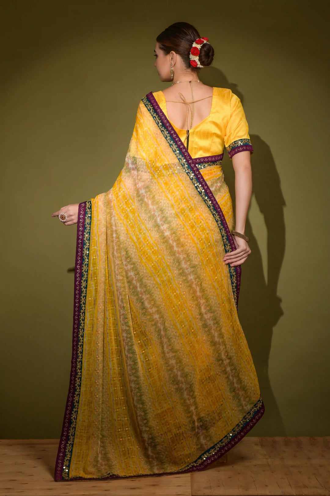 Breathtaking Georgette Saree with | Perfect for Special Celebrations