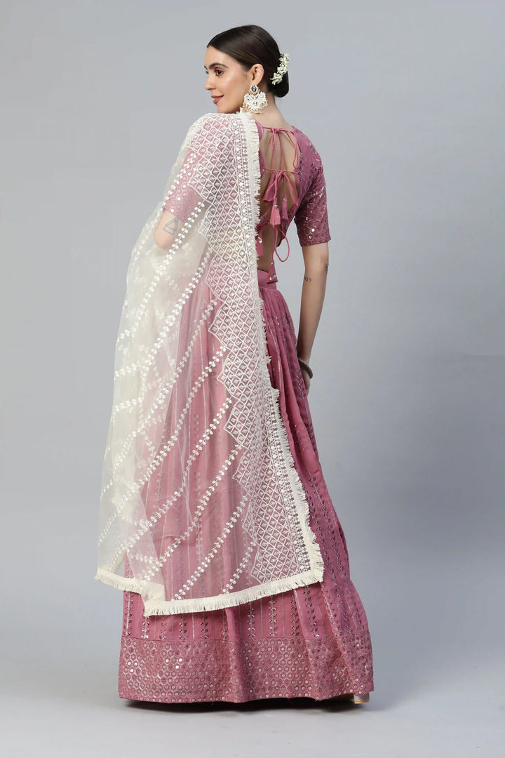 Designer Georgette Lehengas | Sequined & Embroidered for Weddings & Parties