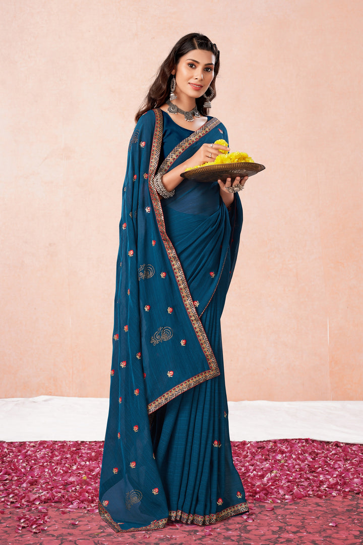 Sophisticated Georgette Saree | A Captivating Traditional Ensemble
