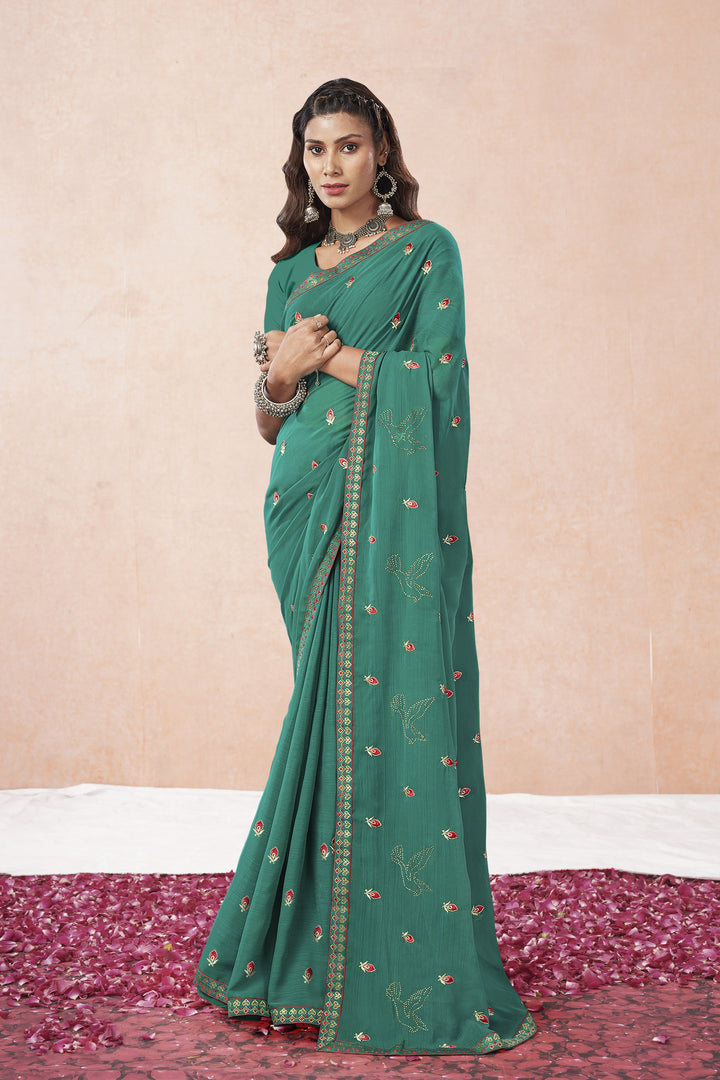 Sophisticated Georgette Saree | A Captivating Traditional Ensemble