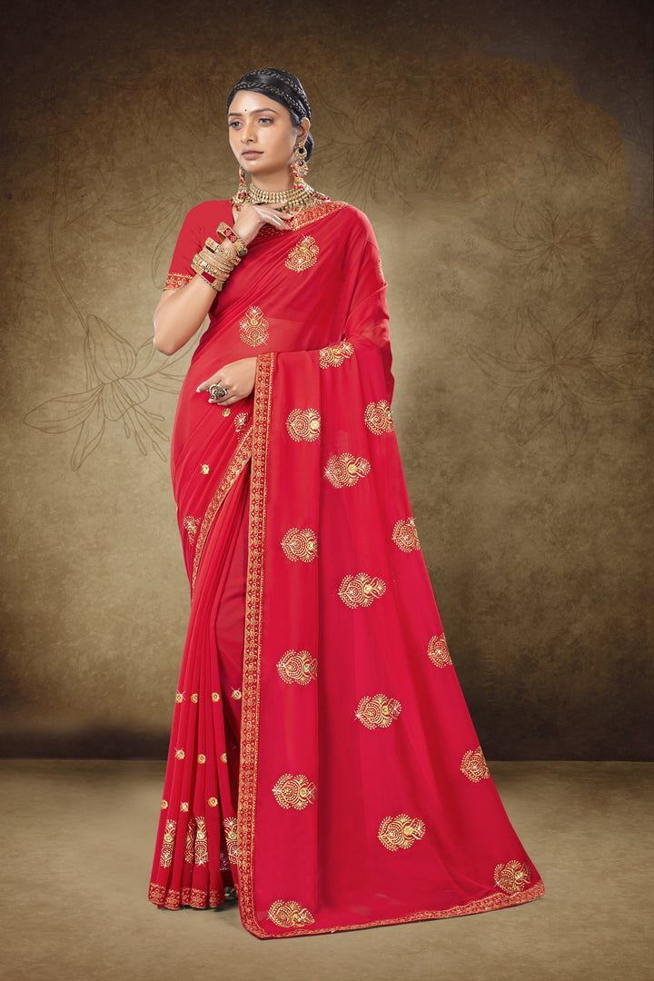 Exquisite Georgette Saree | A Graceful Addition to Your Wardrobe