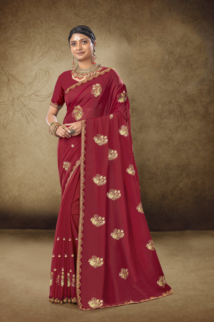 Exquisite Georgette Saree | A Graceful Addition to Your Wardrobe