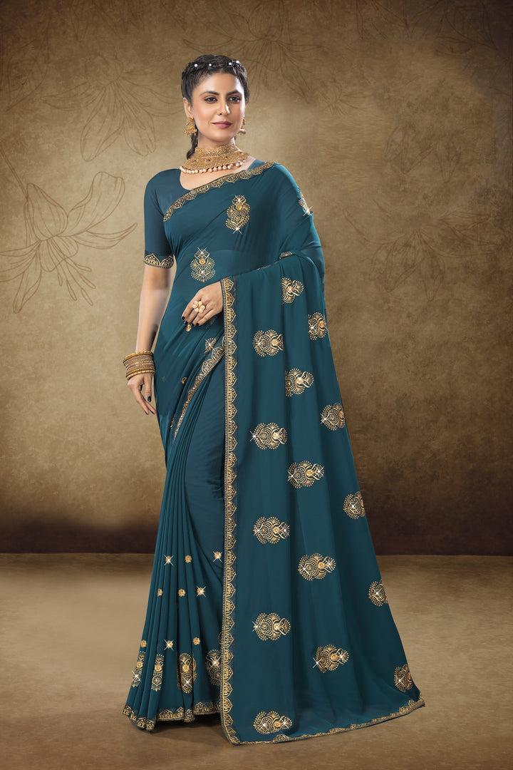 Exquisite Georgette Saree | A Graceful Addition to Your Wardrobe