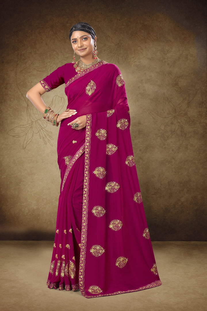 Exquisite Georgette Saree | A Graceful Addition to Your Wardrobe