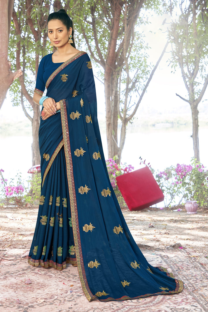 Stunning Georgette Saree | An Exclusive Designer Masterpiece