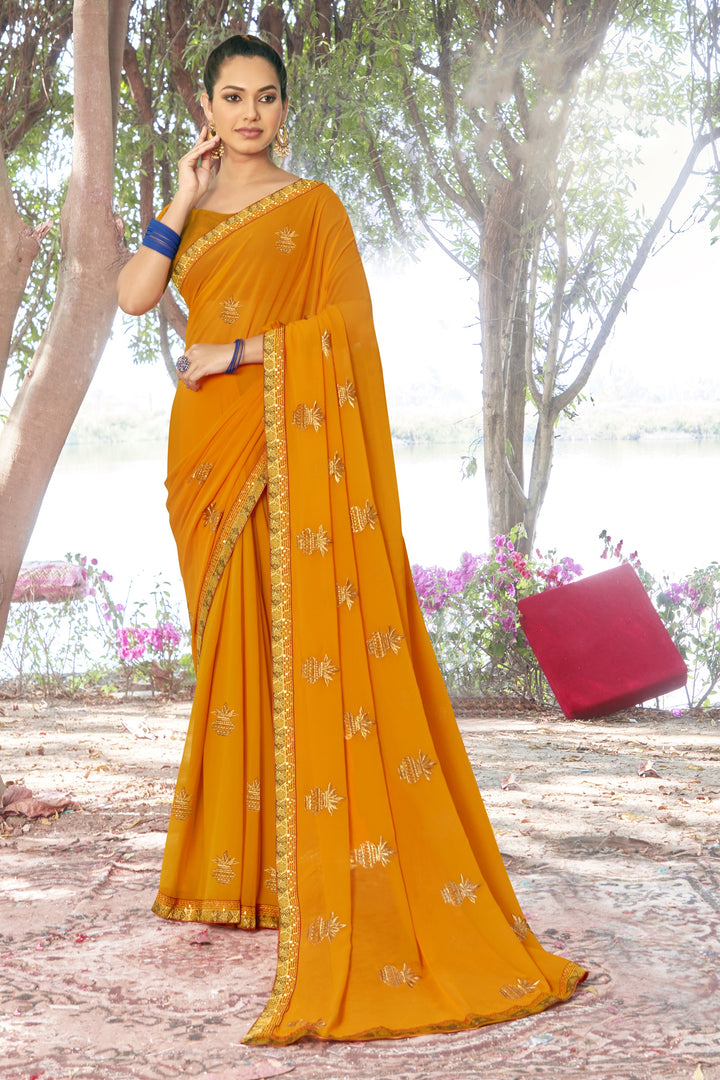 Stunning Georgette Saree | An Exclusive Designer Masterpiece