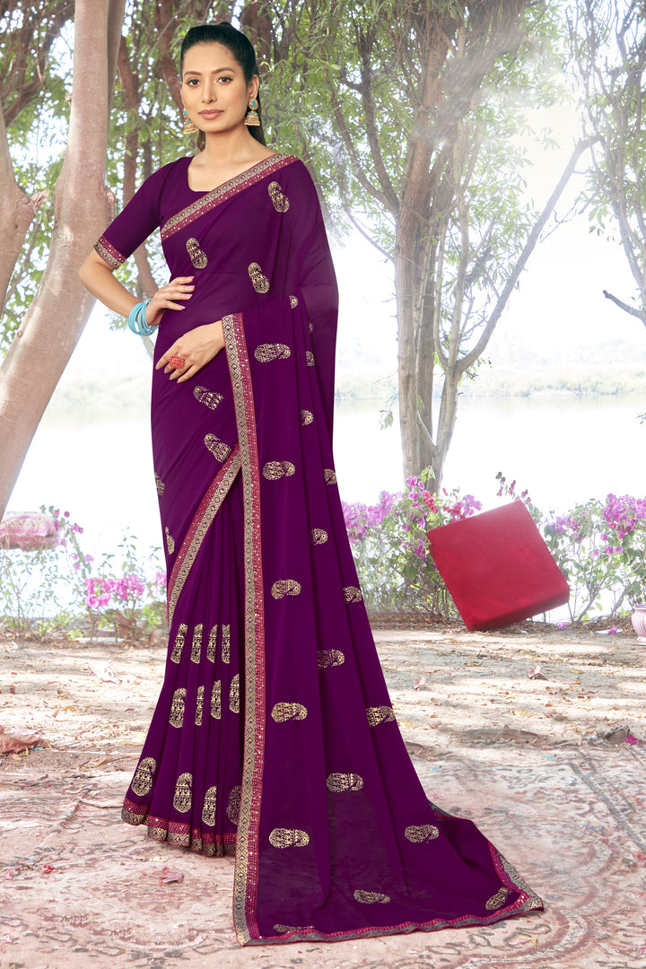 Stunning Georgette Saree | An Exclusive Designer Masterpiece