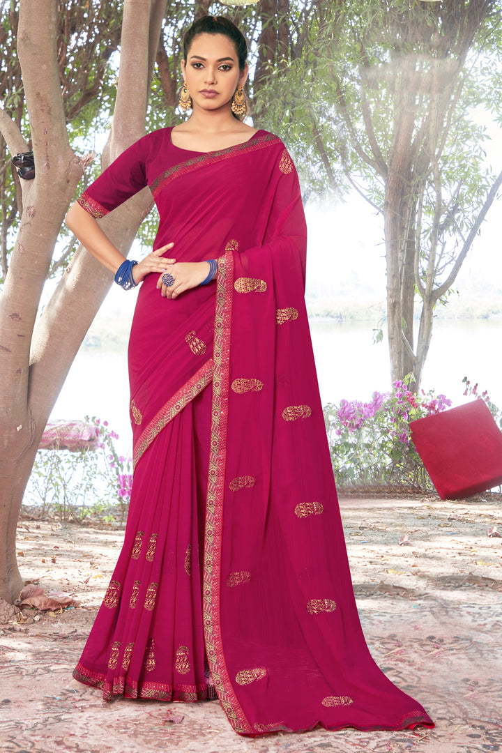 Stunning Georgette Saree | An Exclusive Designer Masterpiece