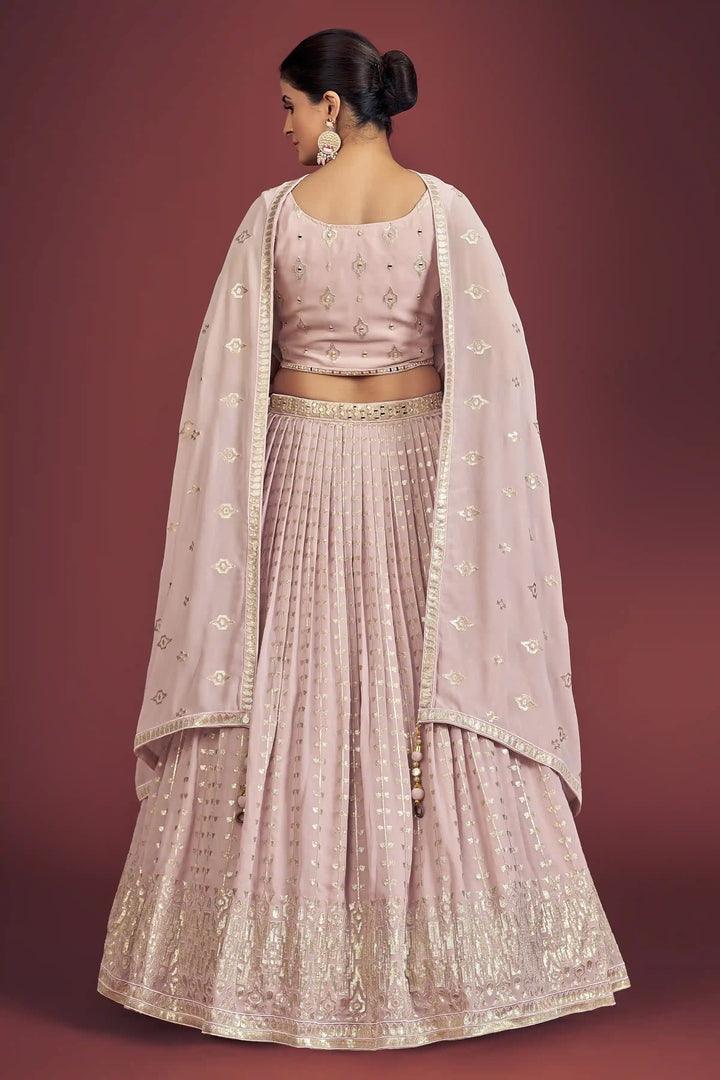 Radiant Georgette Lehenga with Dupatta | Crafted for Timeless Elegance