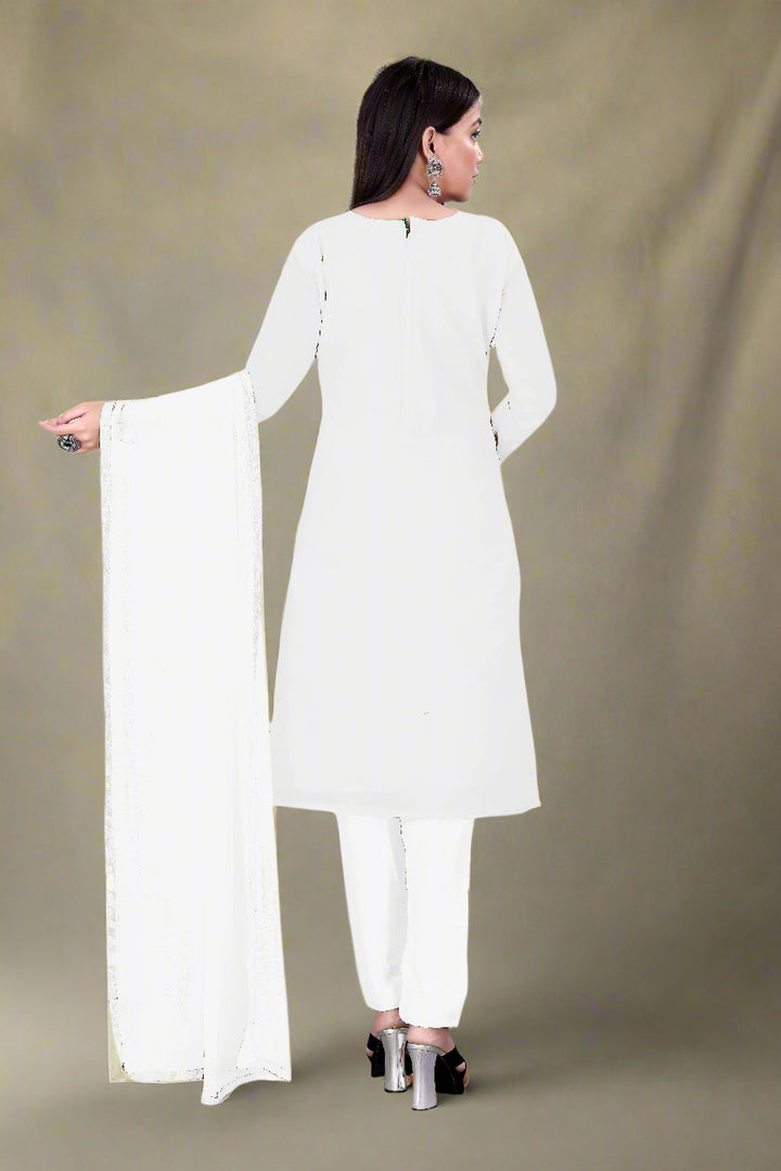 Stunning Chanderi Cotton Suit with Santoon Bottom | Perfect Ethnic Attire