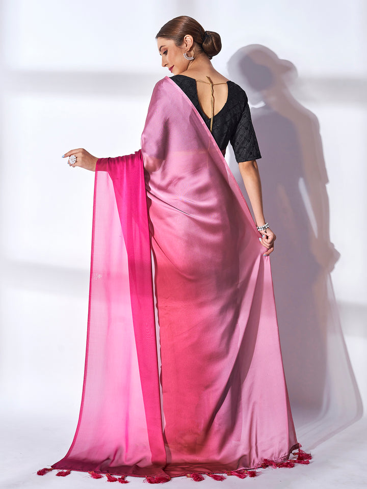 Rangoli Saree with Art-Silk Blouse | Embroidered for Special Events