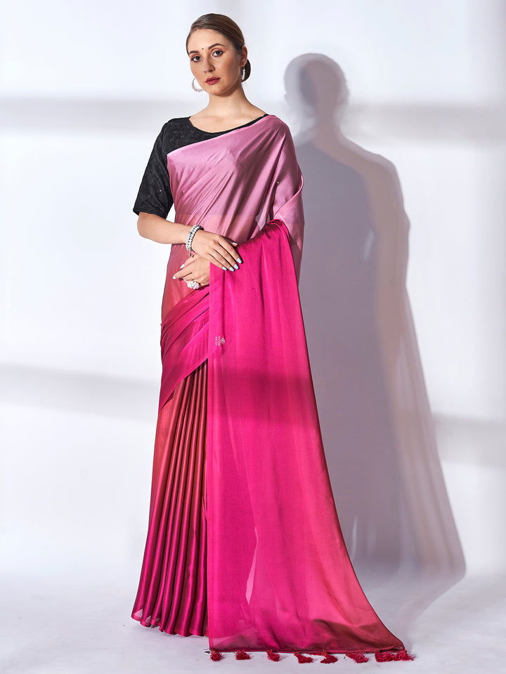 Rangoli Saree with Art-Silk Blouse | Embroidered for Special Events