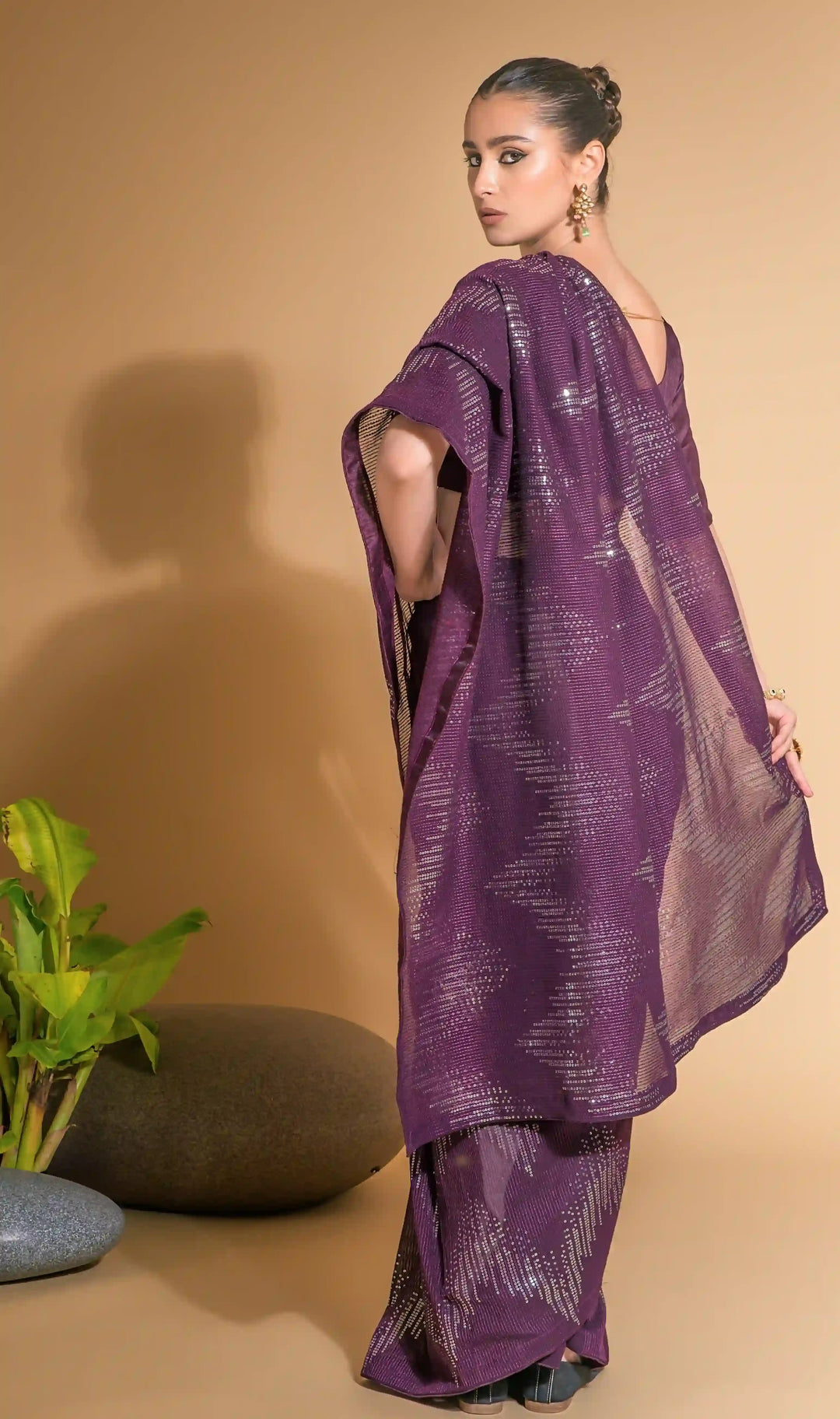 Georgette Saree with Satin Blouse | Perfect for Weddings & Festive Events