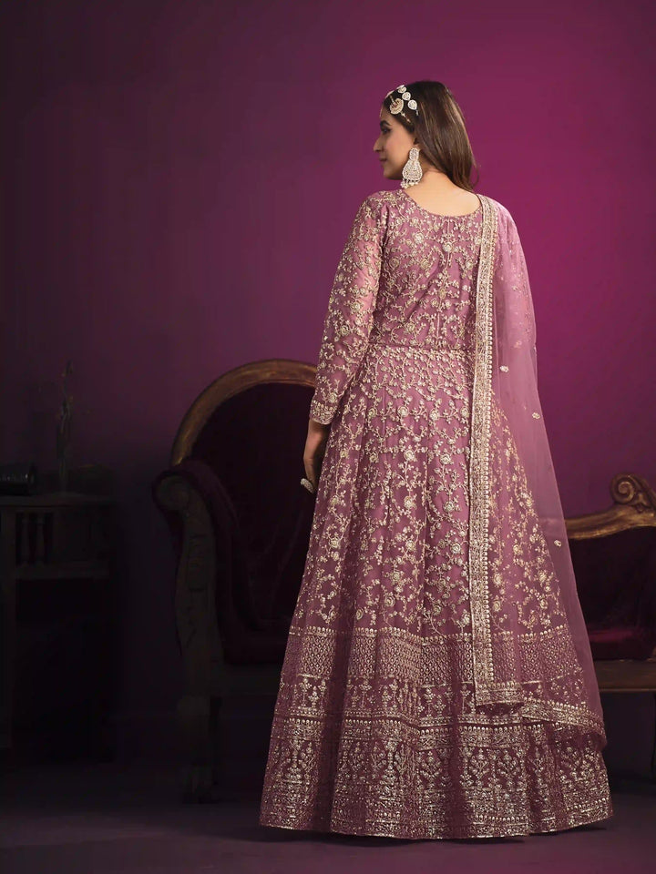 Heavy Net Designer Salwar Kameez | Intricate Embroidery Work for Weddings & Festive Wear