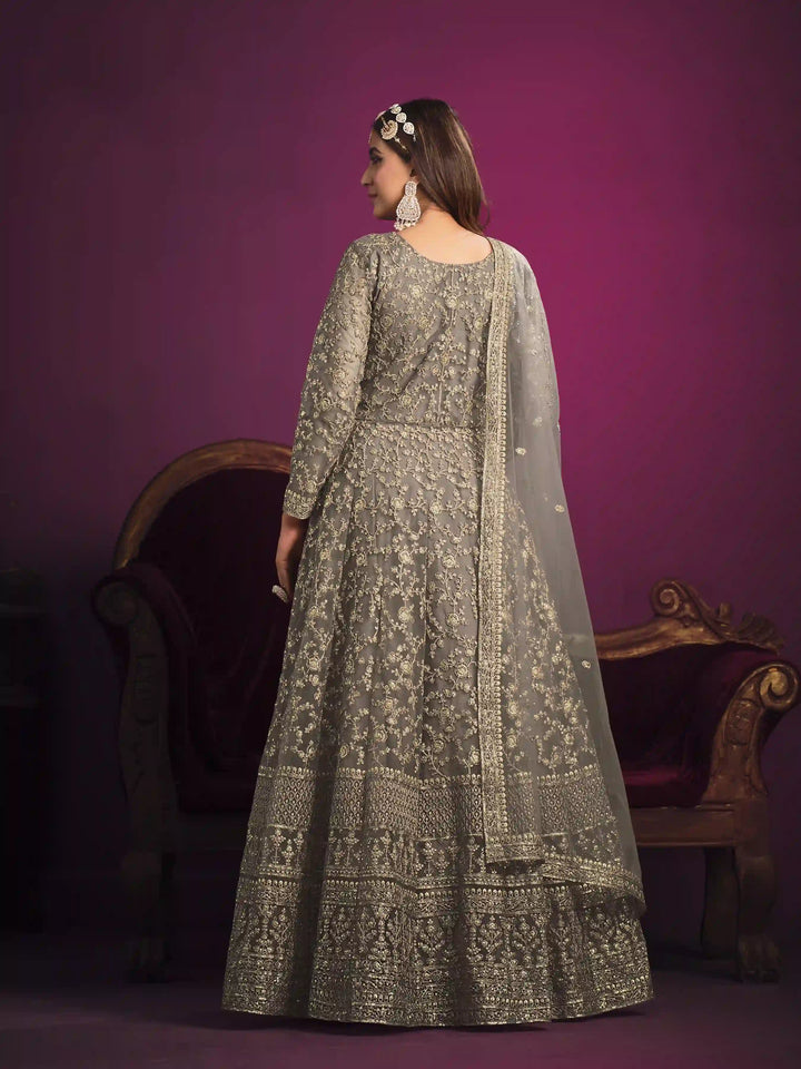 Heavy Net Designer Salwar Kameez | Intricate Embroidery Work for Weddings & Festive Wear