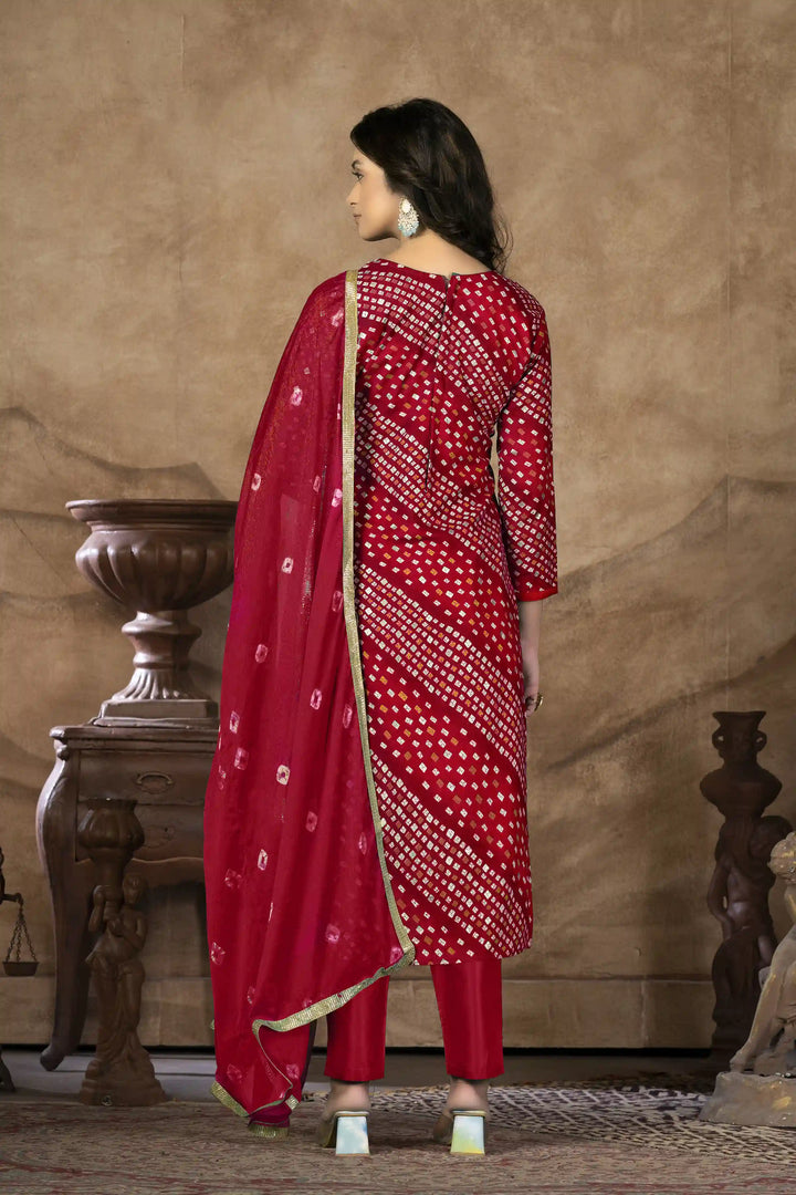 Designer Printed Kurtis Set | Jam-Cotton Top & Cotton Bottom | Three-Quarter Sleeve