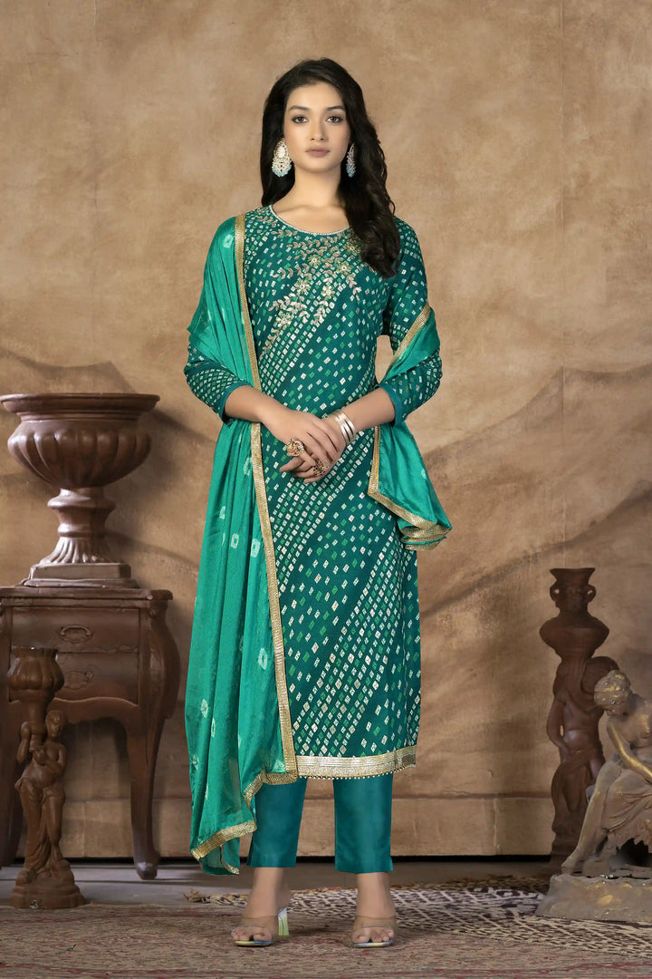 Designer Printed Kurtis Set | Jam-Cotton Top & Cotton Bottom | Three-Quarter Sleeve