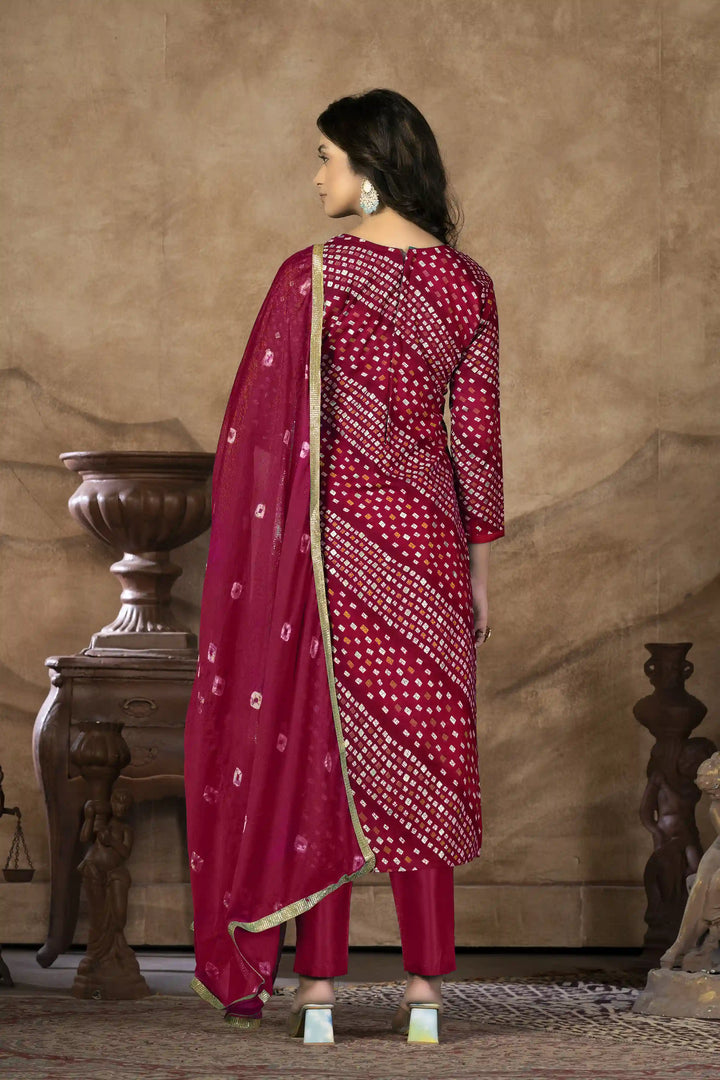 Designer Printed Kurtis Set | Jam-Cotton Top & Cotton Bottom | Three-Quarter Sleeve