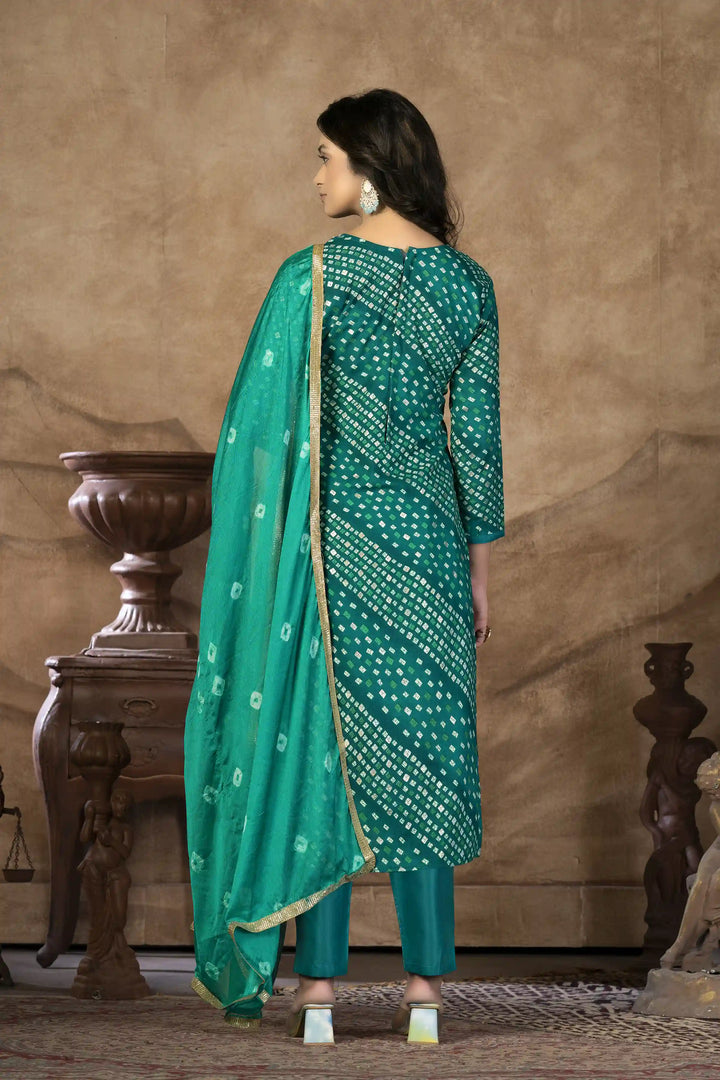 Designer Printed Kurtis Set | Jam-Cotton Top & Cotton Bottom | Three-Quarter Sleeve