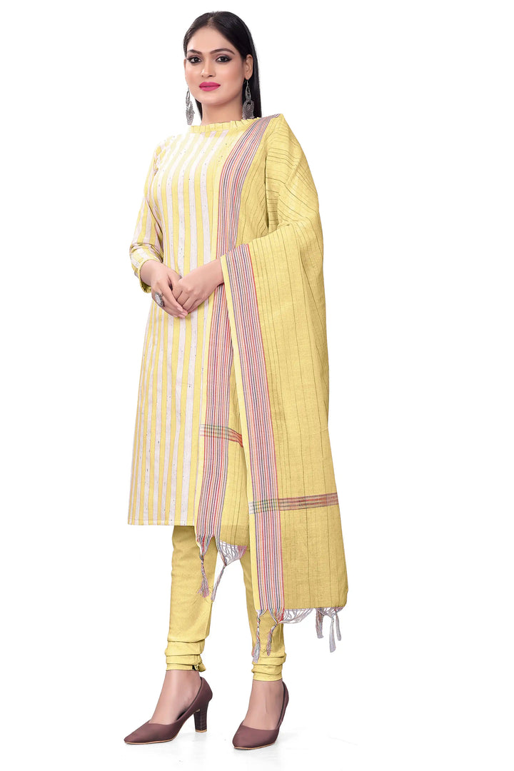 Kurtis Set | Cotton Three-Quarter Sleeve Boat-Neck for Festive Occasions