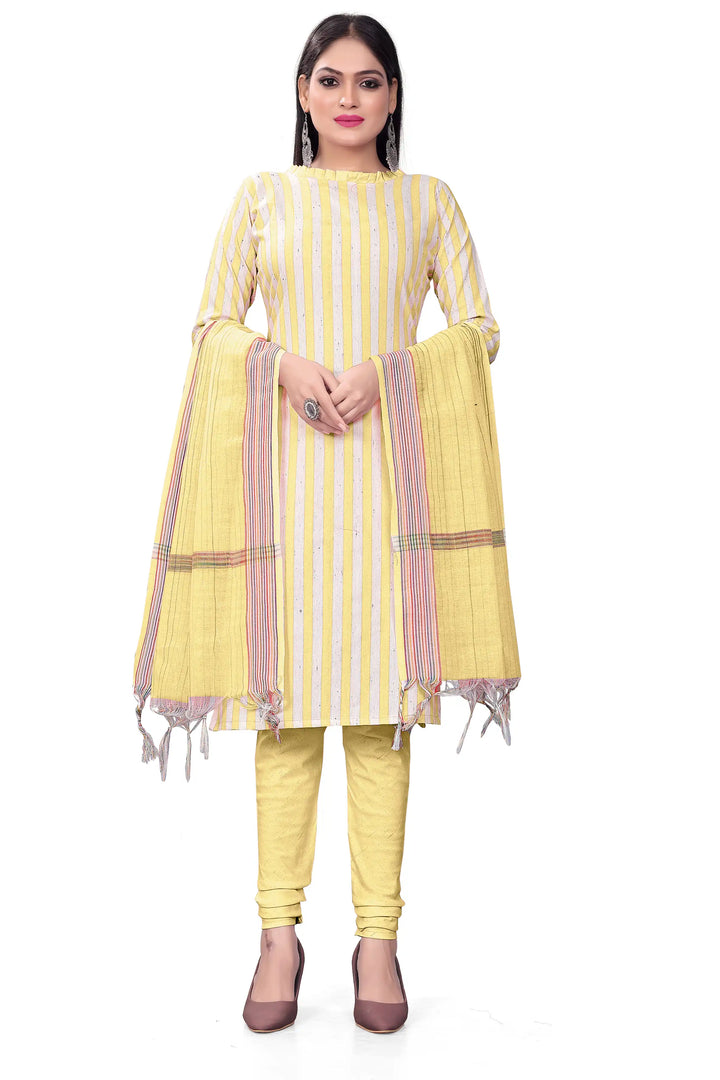 Kurtis Set | Cotton Three-Quarter Sleeve Boat-Neck for Festive Occasions