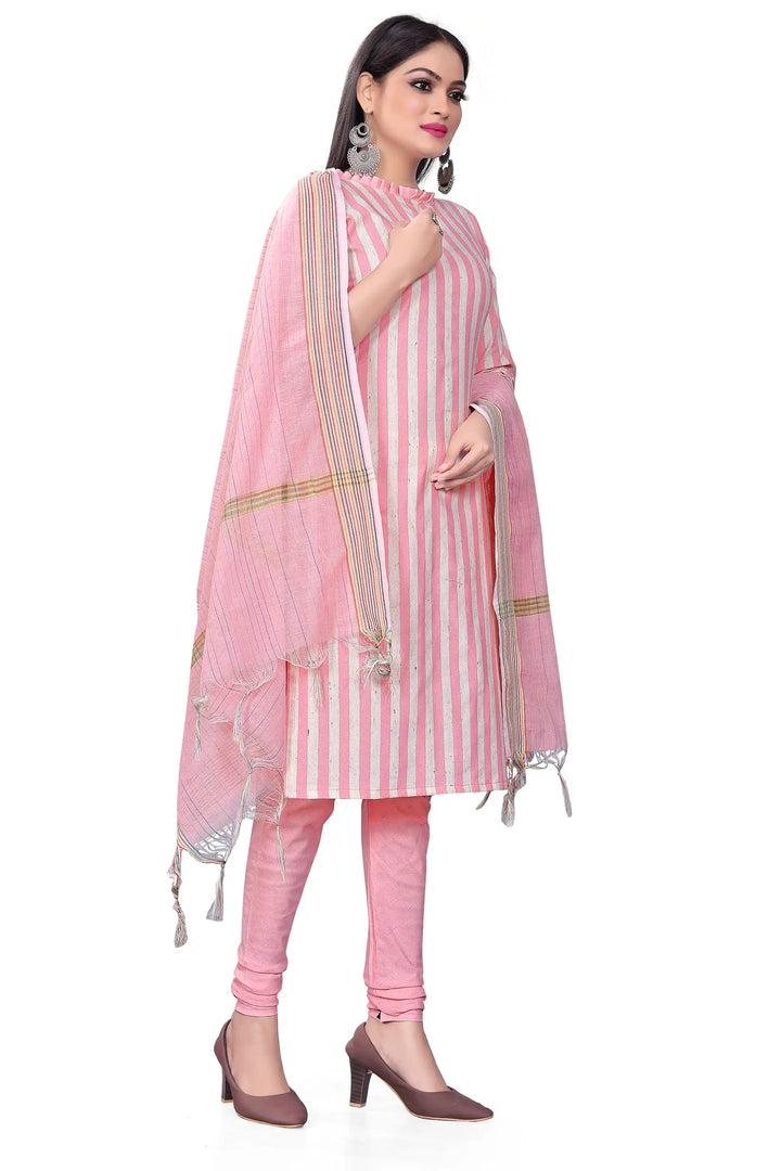 Kurtis Set | Cotton Three-Quarter Sleeve Boat-Neck for Festive Occasions
