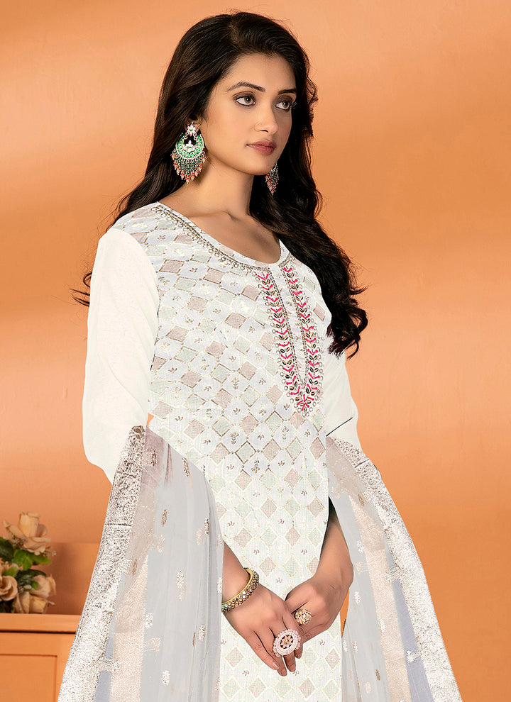 Designer Printed Modal-Silk Kurtis Set | Elegant Three-Quarter Sleeve for Events