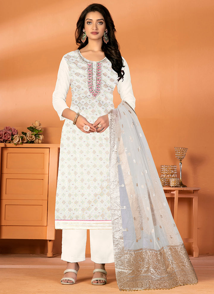 Designer Printed Modal-Silk Kurtis Set | Elegant Three-Quarter Sleeve for Events