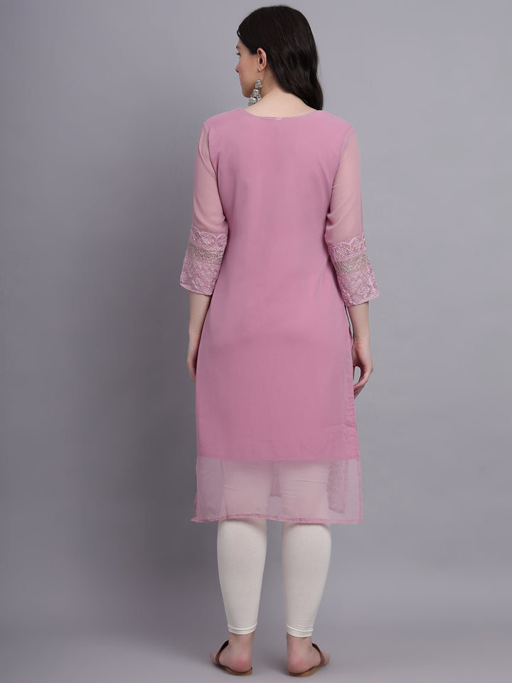 Traditional Indian Kurti with Chikankari Work | Elegant Women’s Ethnic Wear