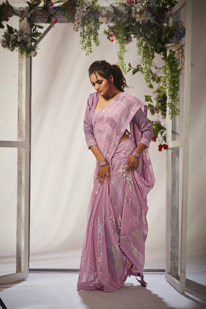 Beautiful Georgette Saree | Indian Wedding Wear & Party
